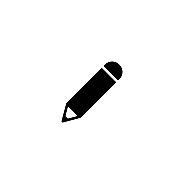 Bleistift Symbol Stiftzeichen Und Symbol Symbolvektor Bearbeiten — Stockvektor
