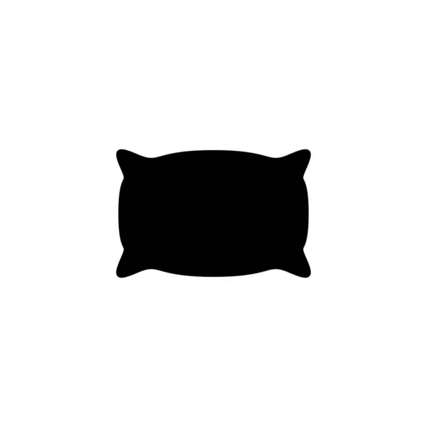 Pillow Icon Pillow Sign Symbol Comfortable Fluffy Pillow — Stock Vector