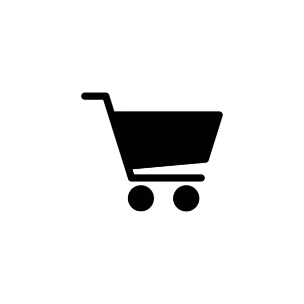 Ikona Zakupów Znak Symbol Wózka Ikona Wózka — Wektor stockowy