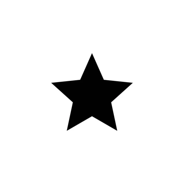 Star Icon Sinal Classificação Símbolo Ícone Estrela Favorito — Vetor de Stock