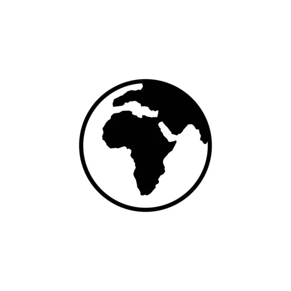 Carte Monde Signe Symbole Worldmap Icône Globe — Image vectorielle
