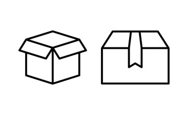 Box icon vector for web and mobile app. box sign and symbol, parcel, package