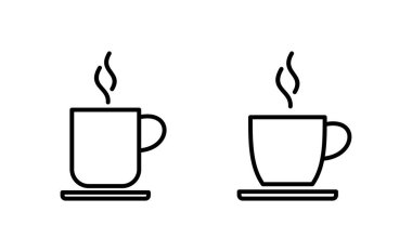 coffee cup icon vector for web and mobile app. cup a coffee sign and symbol