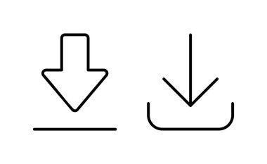 Download icon vector for web and mobile app. Download sign and symbol