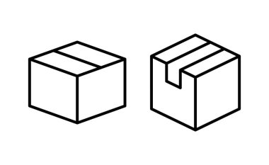 Box icon vector for web and mobile app. box sign and symbol, parcel, package