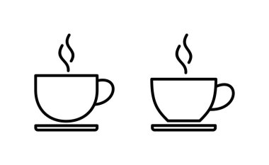 coffee cup icon vector for web and mobile app. cup a coffee sign and symbol