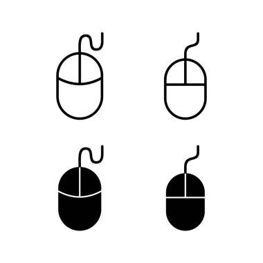 Web ve mobil uygulama için fare simgesi vektörü. Tıklama işareti ve sembol. işaretleyici simgesi vektörü.