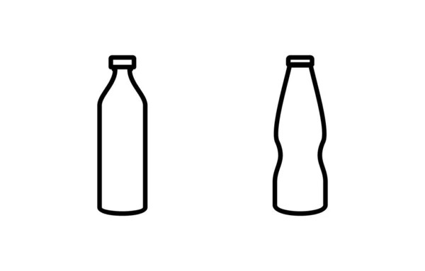 Bottle Icon Vector Web Mobile App Bottle Sign Symbol — Image vectorielle
