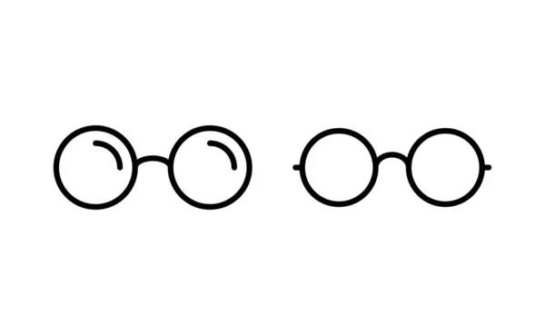 Glasses Icon Vector Web Mobile App Glasses Sign Symbol — Wektor stockowy