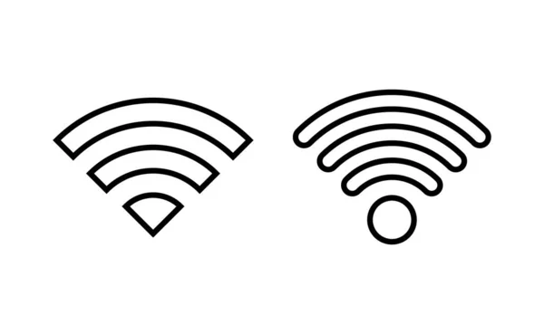 Vecteur Icône Wifi Pour Application Web Mobile Signal Signe Symbole — Image vectorielle