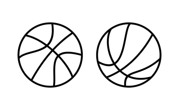 Basketball Icon Διάνυσμα Για Web Και Mobile App Μπάσκετ Μπάλα — Διανυσματικό Αρχείο