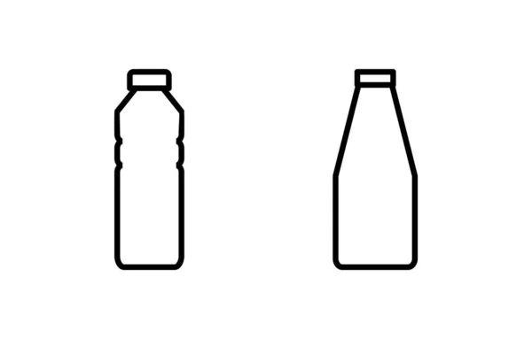 Bottle Icon Vector Web Mobile App Bottle Sign Symbol — ストックベクタ