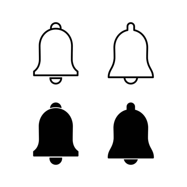 Vecteur Bell Icon Pour Application Web Mobile Signe Notification Symbole — Image vectorielle
