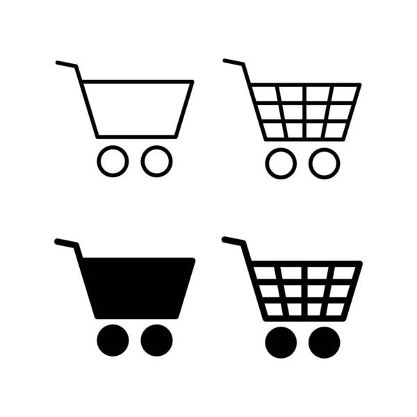 Shopping Icon Vektor Für Web Und Mobile App Warenkorbschild Und — Stockvektor