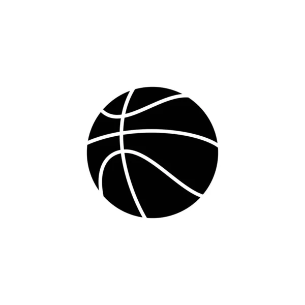 Basketbalová Ikona Basketbalové Znamení Symbol — Stockový vektor