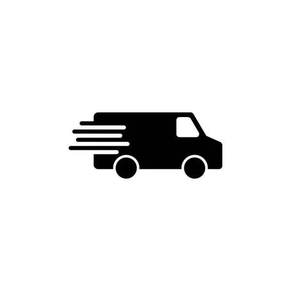 Icône Camion Livraison Panneau Symbole Camion Livraison Expédition Rapide Icône — Image vectorielle
