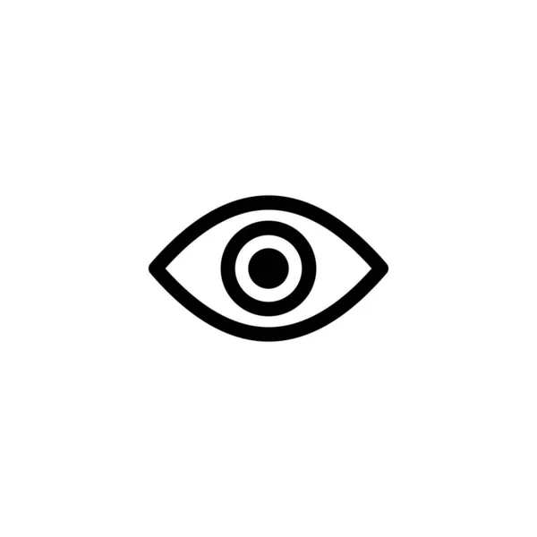 Ögonikon Ögonskylt Och Symbol Titta Och Vision Ikonen — Stock vektor