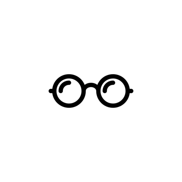 Ikona Brýlí Značka Symbol Brýlí — Stockový vektor