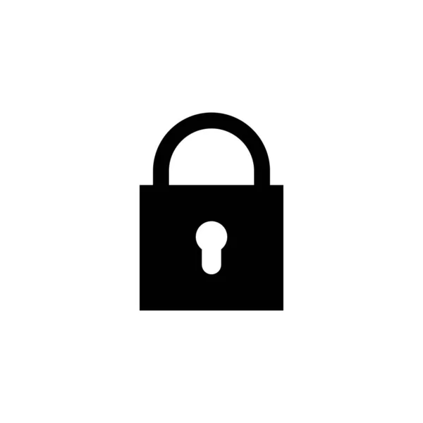ロックアイコン 南京錠の記号と記号 暗号化アイコン セキュリティシンボル — ストックベクタ