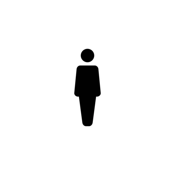 Icono Del Hombre Signo Símbolo Masculino Símbolo Humano — Vector de stock
