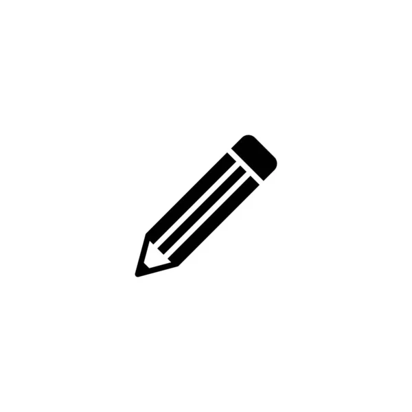Ceruza Ikon Toll Jel Szimbólum Szerkeszt Ikon Vektor — Stock Vector