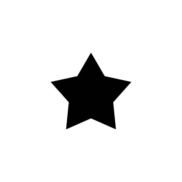 Icono Estrella Signo Símbolo Calificación Icono Estrella Favorita — Archivo Imágenes Vectoriales