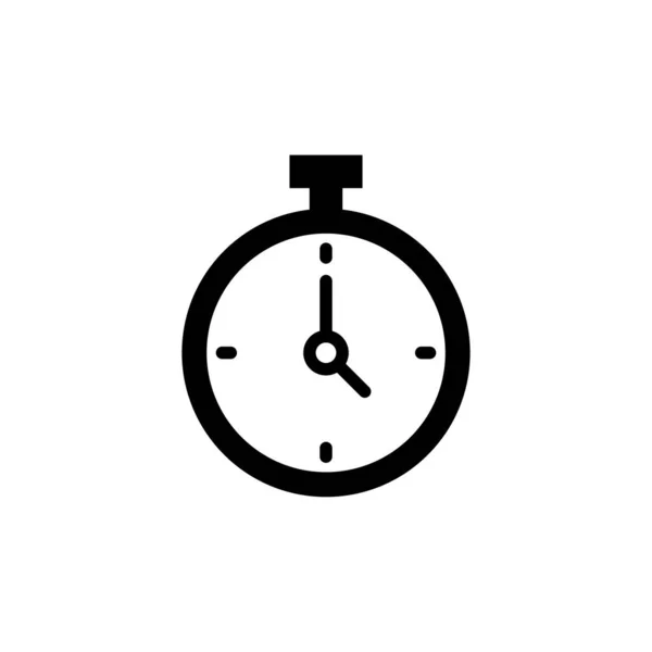 Icona Del Cronometro Timer Segno Simbolo Icona Conto Alla Rovescia — Vettoriale Stock