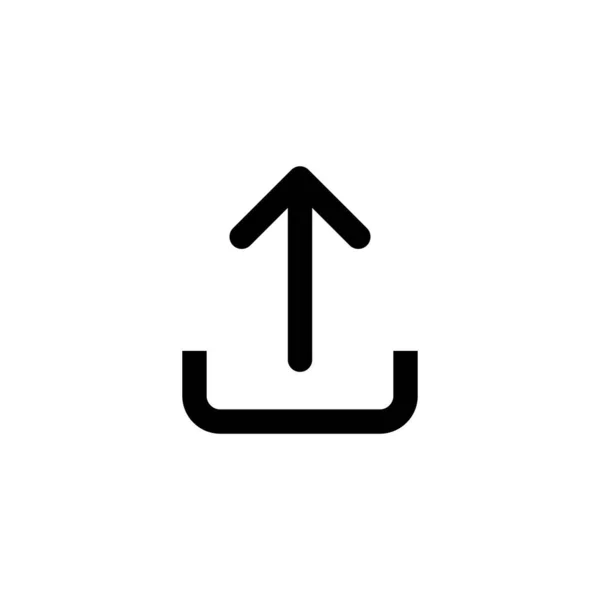 Ladda Upp Ikonen Lastdata Tecken Och Symbol — Stock vektor