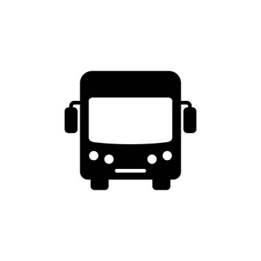 Otobüs simgesi. Otobüs tabelası ve sembol. taşıma sembolü