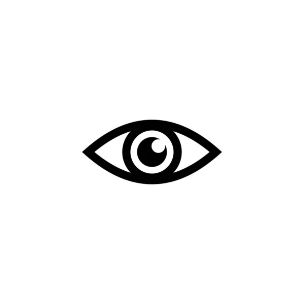 Icono Del Ojo Signo Símbolo Ocular Icono Mirada Visión — Archivo Imágenes Vectoriales