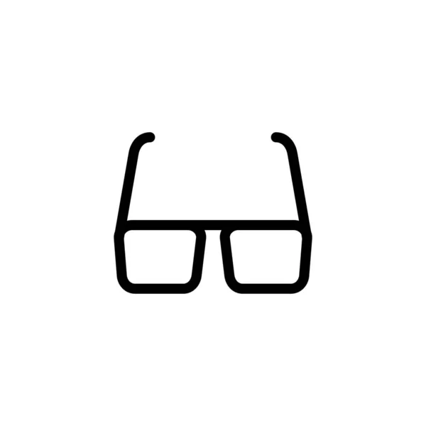 Icono Gafas Signo Símbolo Gafas — Vector de stock