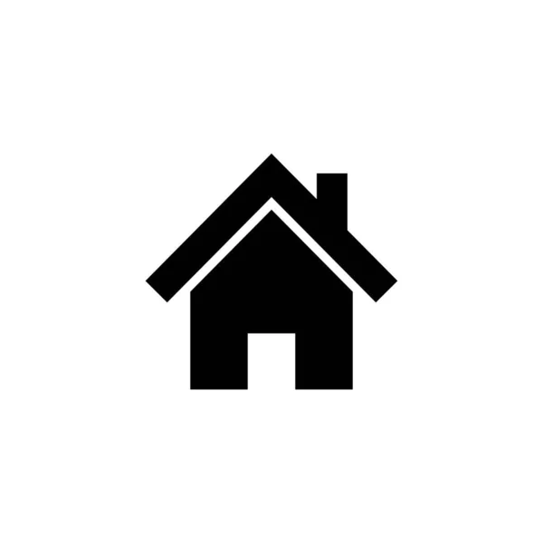 Ház Ikonja Otthoni Jel Szimbólum — Stock Vector