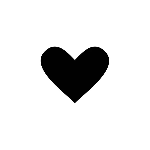 爱情的象征心脏的标志和符号 就像图标向量 — 图库矢量图片