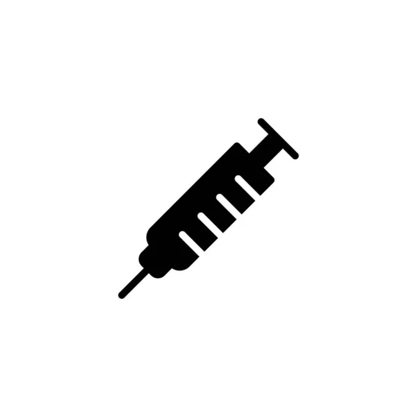 Spritzen Symbol Injektionszeichen Und Symbol Impfaktion — Stockvektor