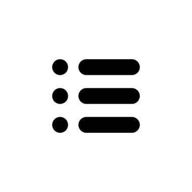 Menü Simgesi. Web menü işareti ve sembol. Hamburger menüsü sembolü