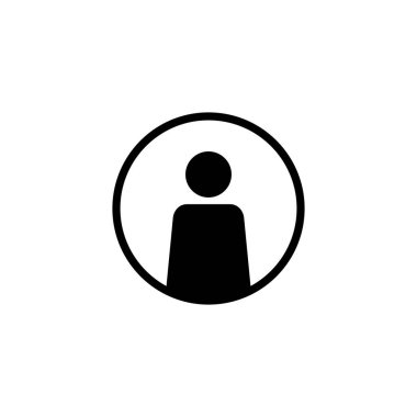 Kullanıcı Simgesi. İmza ve sembol. insanlar simgesi. 