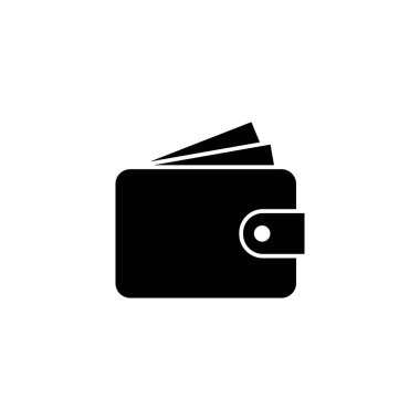 Cüzdan simgesi. cüzdan işareti ve sembol