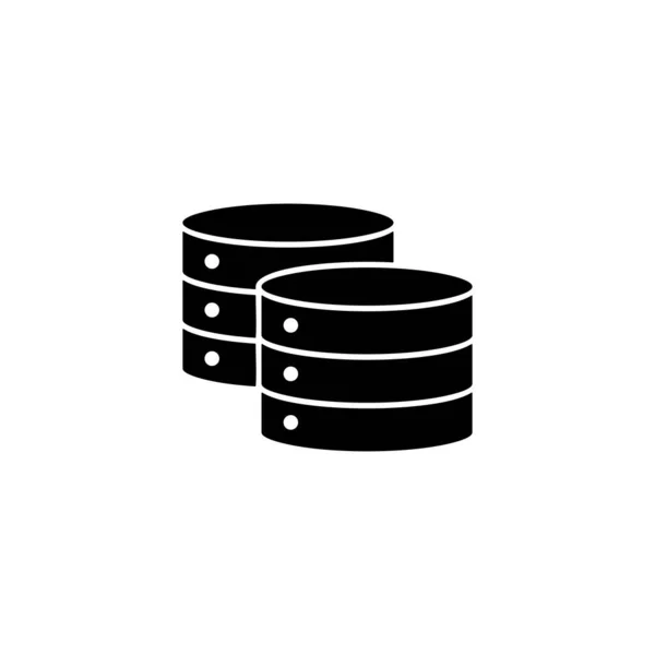 Icona Del Database Segno Simbolo Del Database — Vettoriale Stock