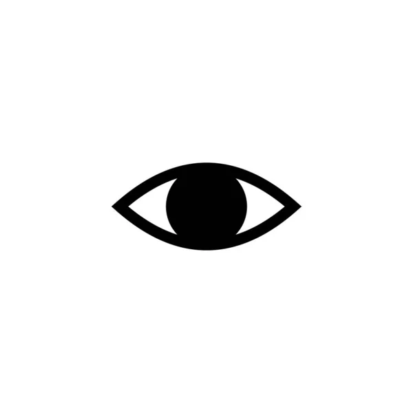 Göz Simgesi Göz Işareti Sembol Bak Görüş Simgesi — Stok Vektör