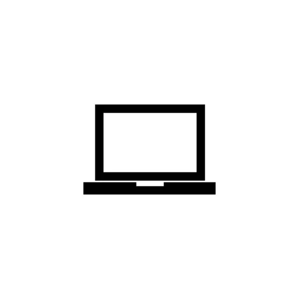 Ikona Laptopa Oznaczenie Symbol Komputera — Wektor stockowy