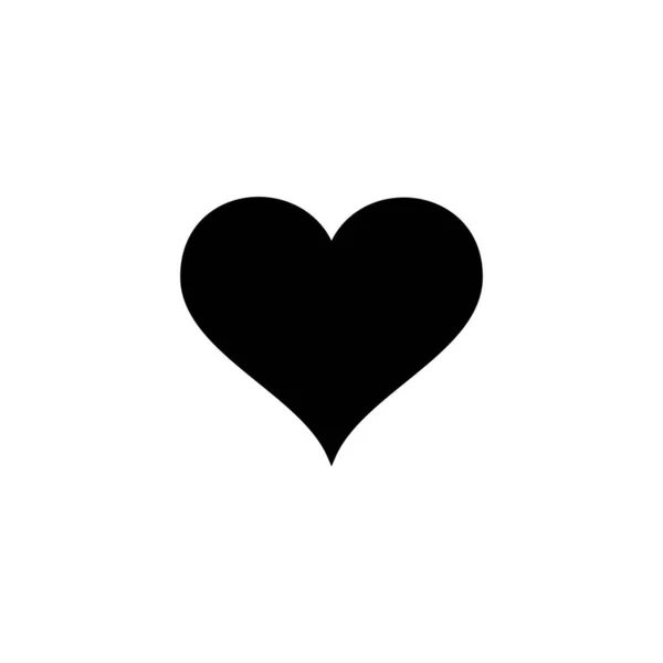 Ikona Miłości Znak Serca Symbol Jak Wektor Ikony — Wektor stockowy
