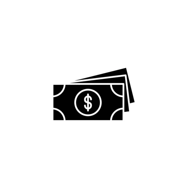 Ícone Dinheiro Sinal Dinheiro Símbolo — Vetor de Stock