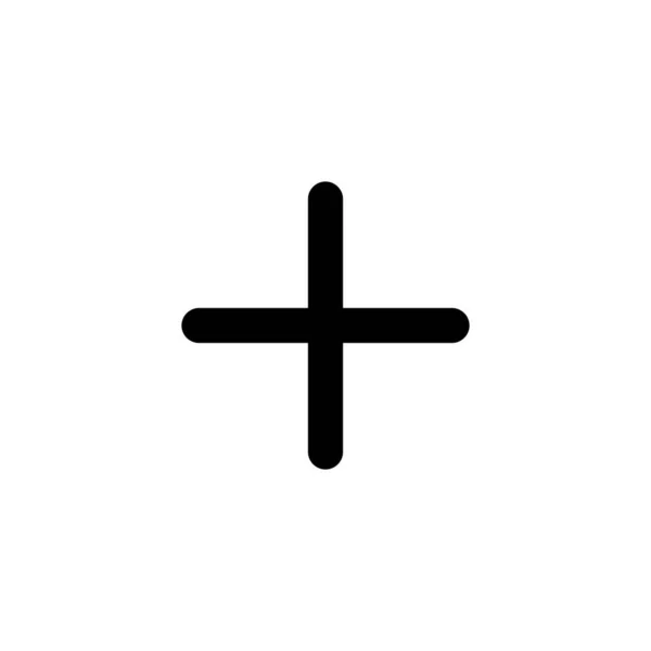 Ikoon Voeg Teken Symbool Toe — Stockvector
