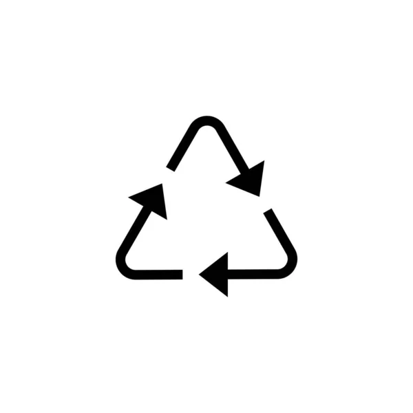 Icône Recyclage Signe Symbole Recyclage — Image vectorielle