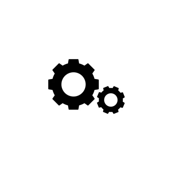 Setting Icon Cog Settings Sign Symbol Gear Sign — Stock Vector