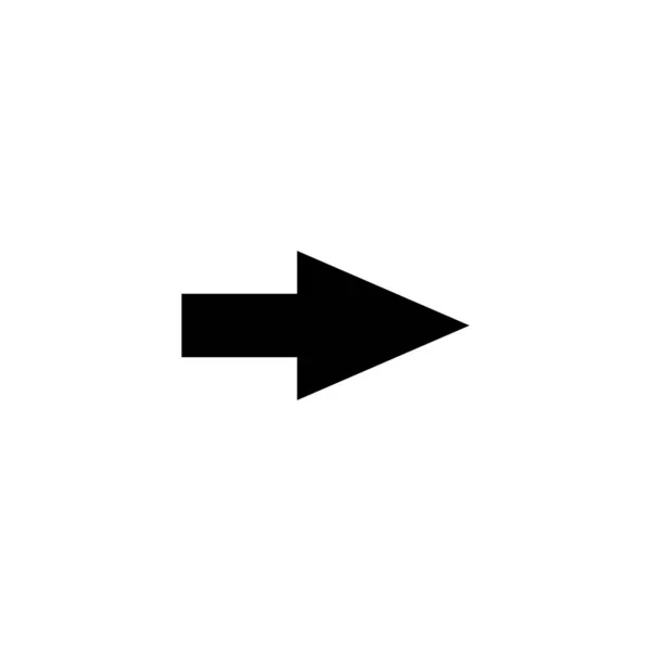 Icono Flecha Signo Flecha Símbolo Para Diseño Web — Archivo Imágenes Vectoriales