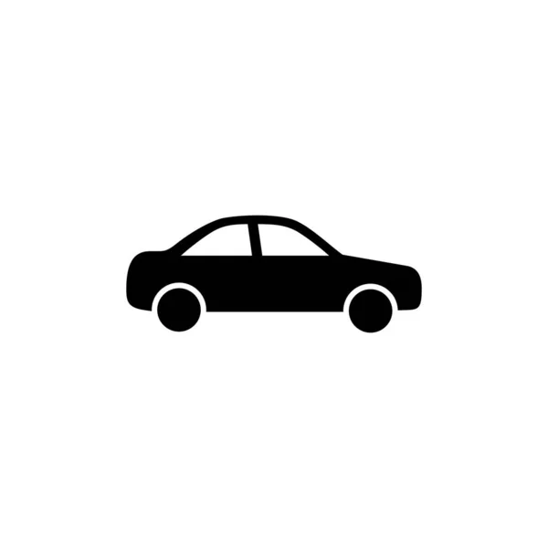 Іконка Автомобіля Знак Автомобіля Символ Невеликий Седан — стоковий вектор