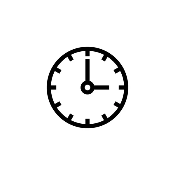 Ícone Relógio Sinal Tempo Símbolo Ícone Relógio —  Vetores de Stock