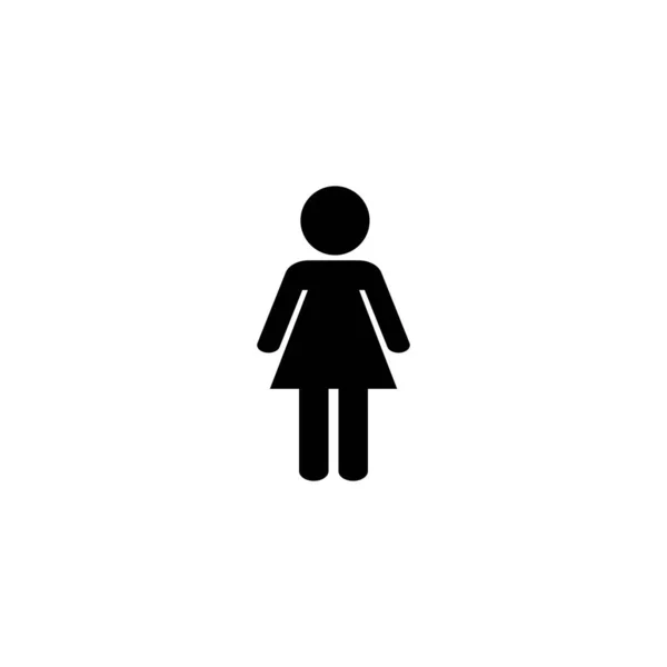 Icono Femenino Mujer Signo Símbolo — Archivo Imágenes Vectoriales