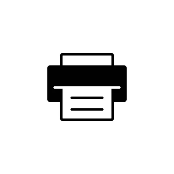 Drucksymbol Zeichen Und Symbol Für Drucker — Stockvektor